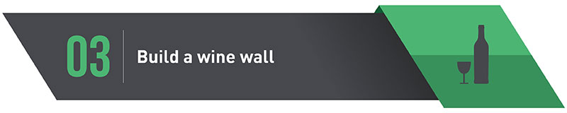 Charity Auctions tip #3: Build a wine wall Charity Auctions tip #3: Build a wine wall