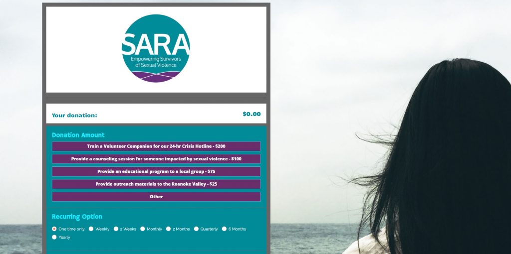 SARA Roanoke Donation Form SARA Roanoke Donation Form