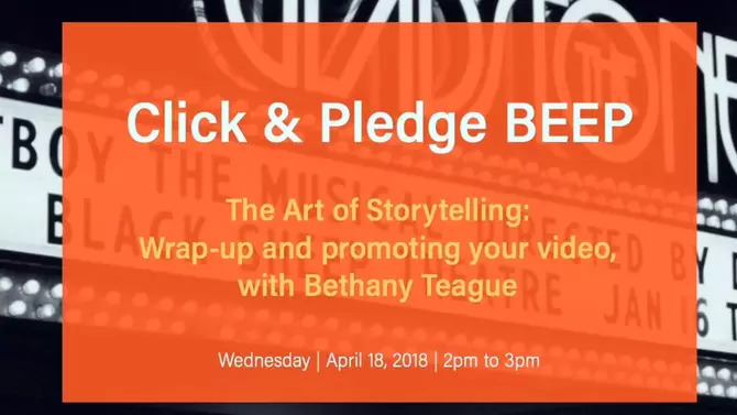 Video Storytelling Class #4: How To Promote Your Video