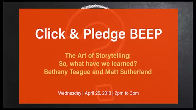 Video Storytelling Class #5: So, What Have We Learned?