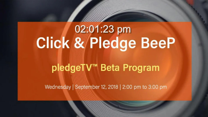 BeeP on Facebook Live: The pledgeTV™ Beta Program