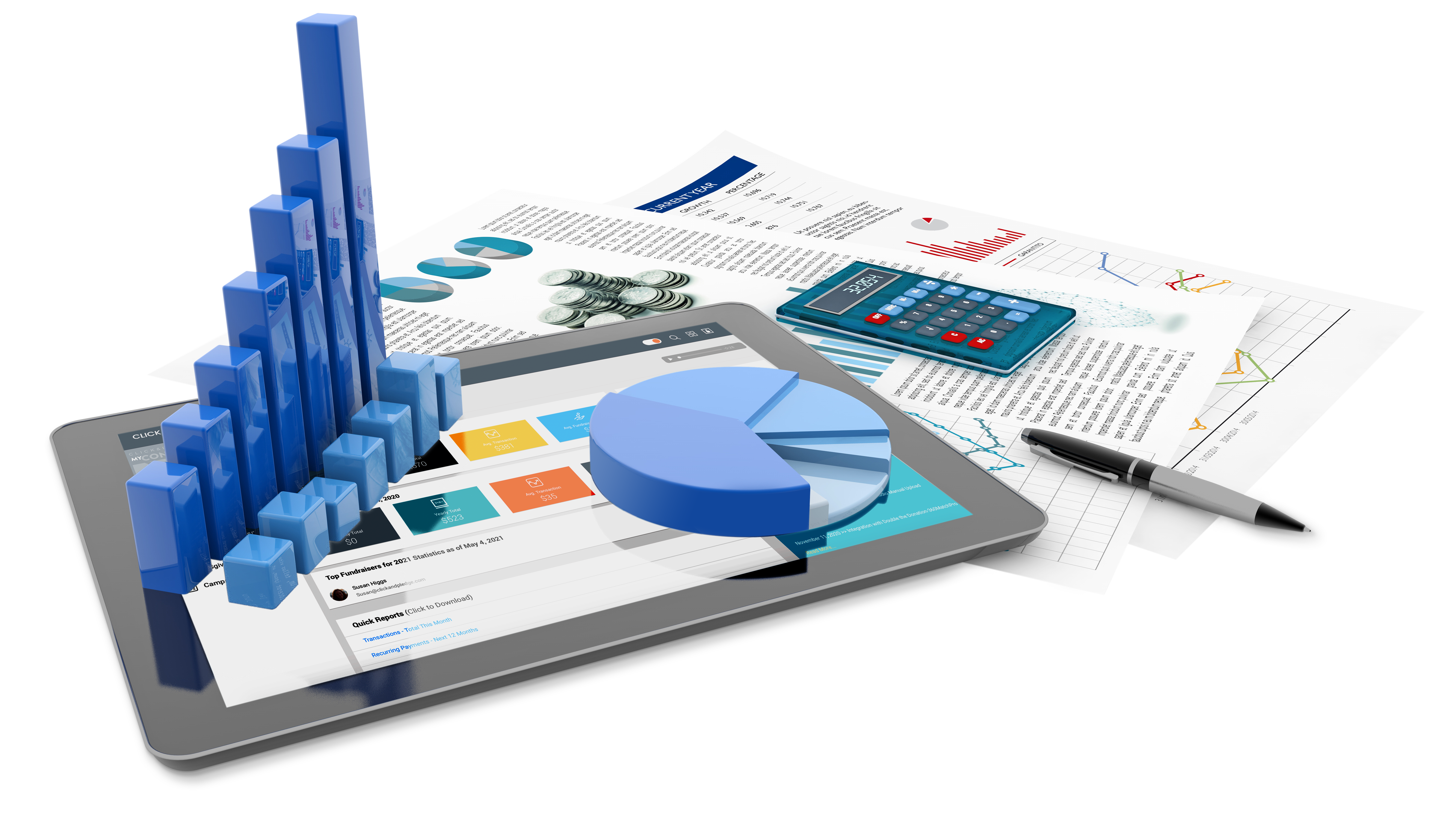 View prebuilt reports to monitor important metrics