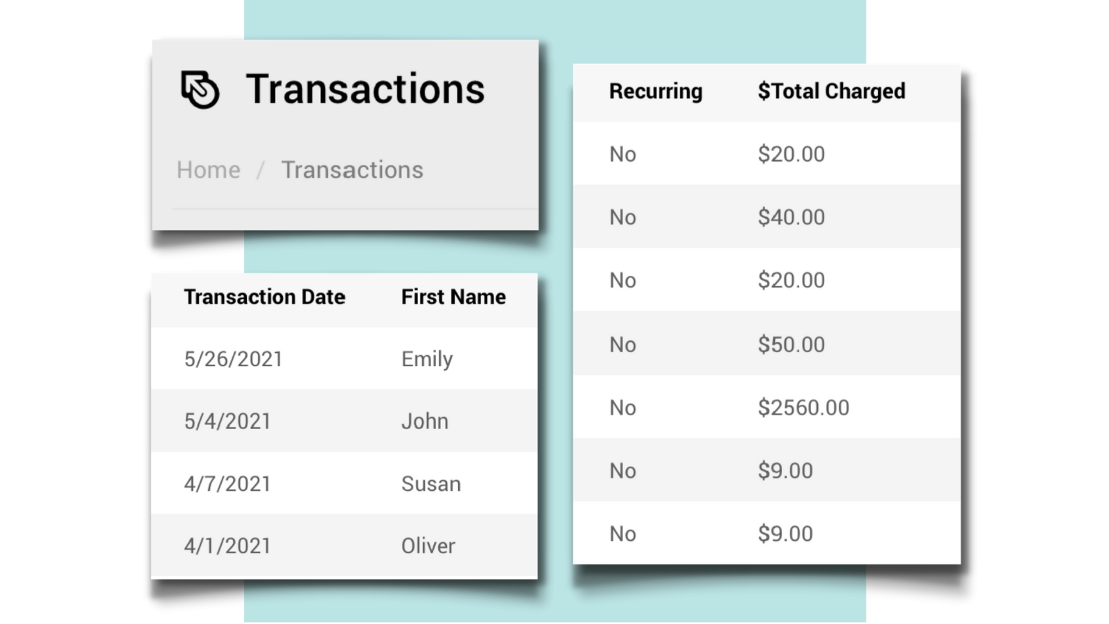 Manage Transactions with Ease