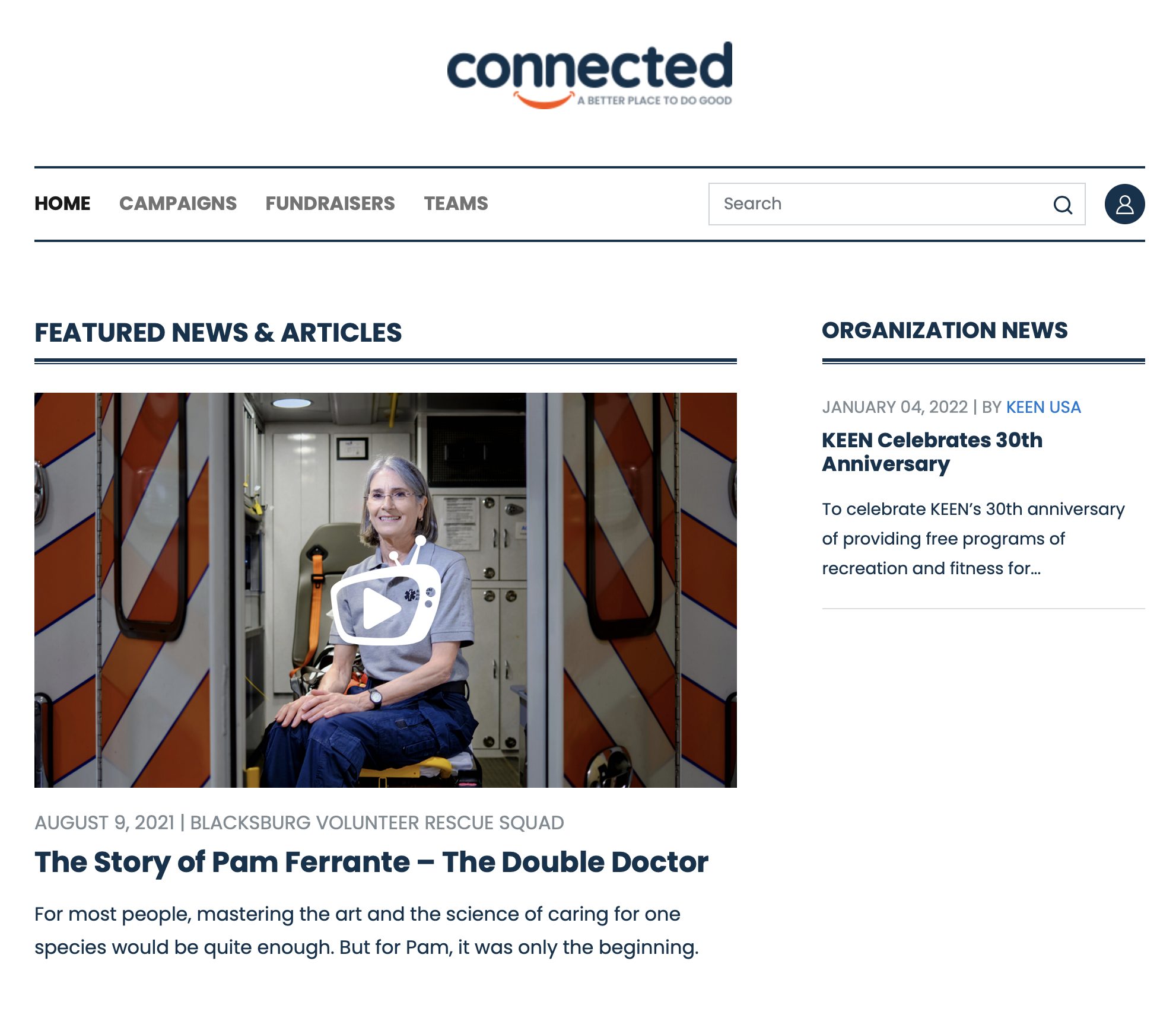Connected Community Page – Peer-to-Peer Sites Connected Community Page - Peer-to-Peer Sites