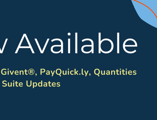 Introducing Amazon Pay, Givent®, PayQuick.ly, Quantities and the updates to the Click & Pay Suite